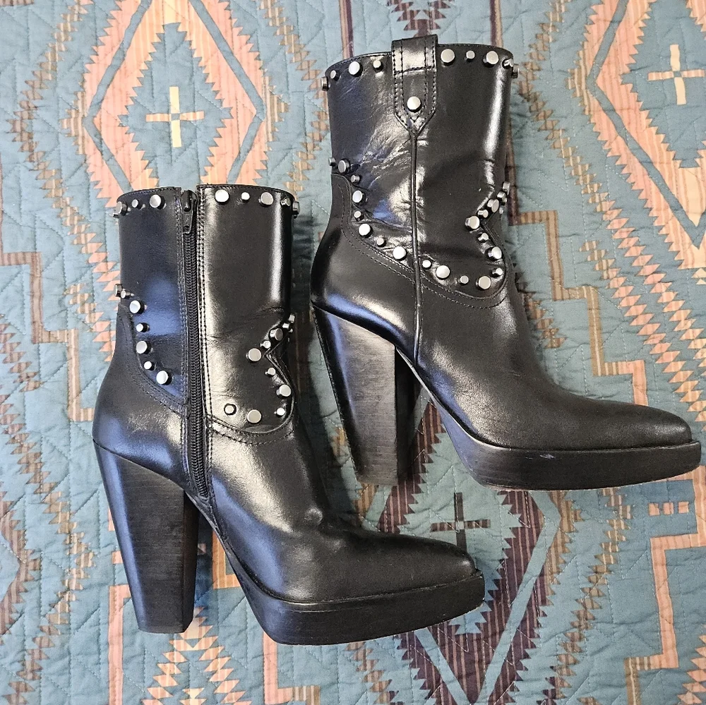 Vince Camuto Studded Boots‎ - Picture 3 of 8